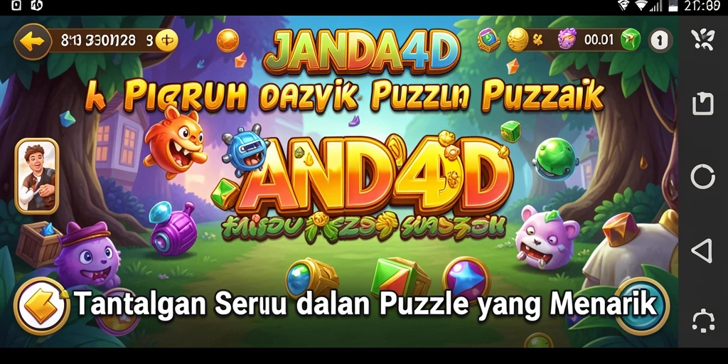 Gameplay seru dari JANDA4D yang menantang logika pemain.