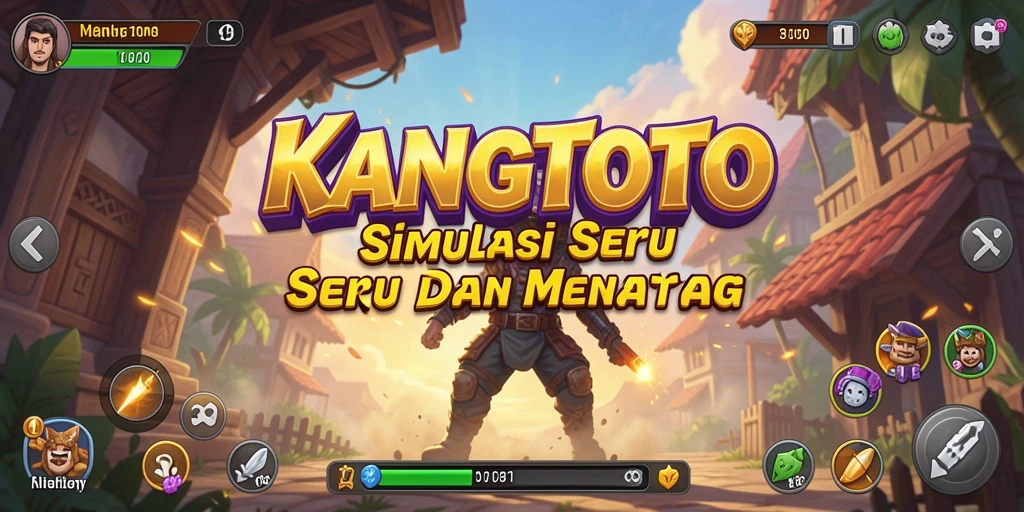 Tampilan utama gameplay KANGTOTO yang menampilkan interaksi menarik.