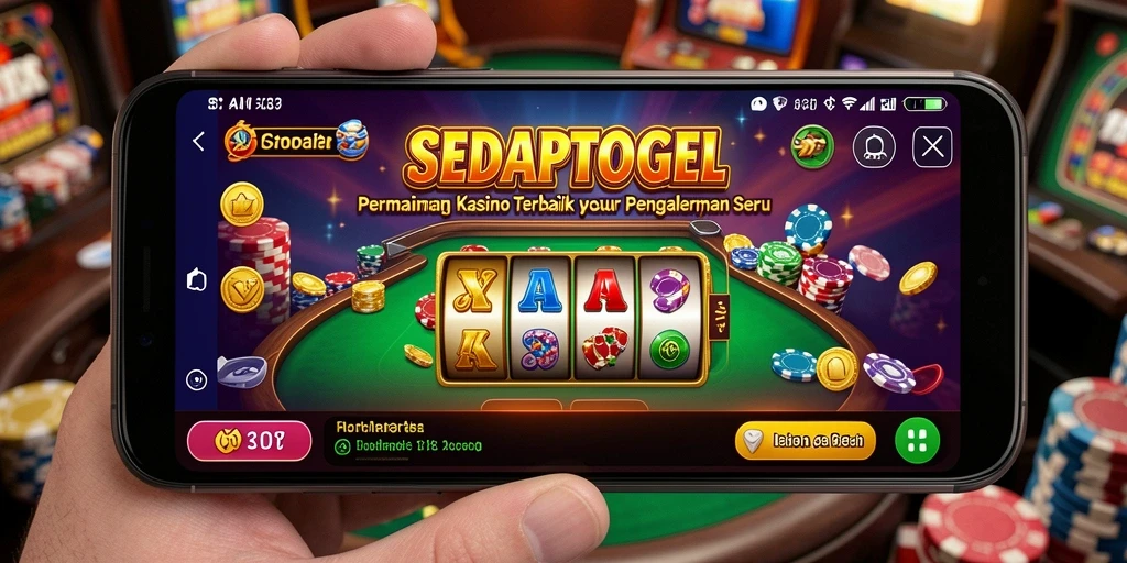 Tampilan gameplay SEDAPTOGEL yang seru dan menegangkan di kasino.